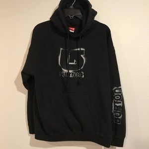 Black Burton  Sweatshirt Hoodie (Med)